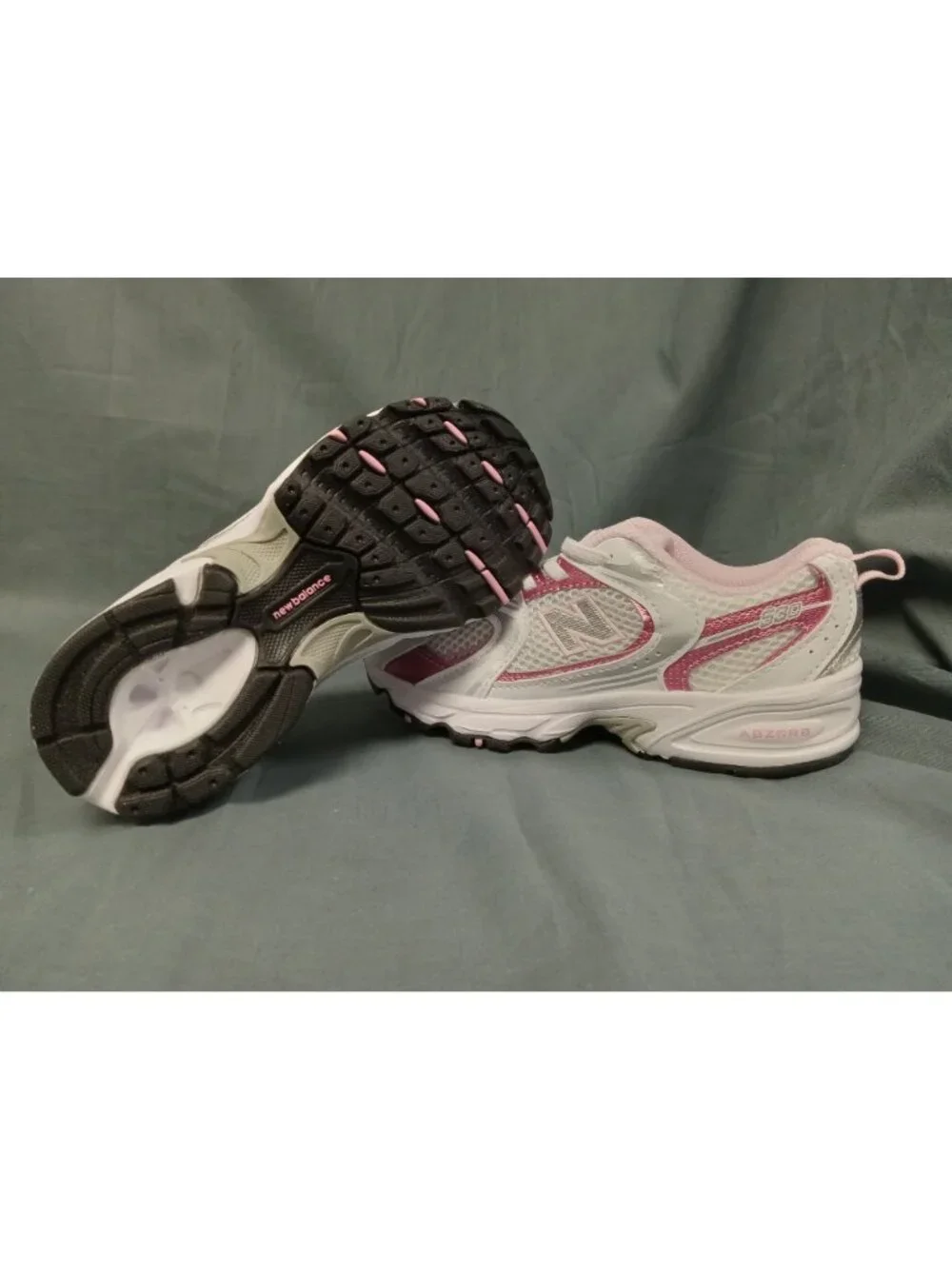 New Balance 530 Sneakers PZ530RK Mesh White Pink Girls Size 2.5 NEW NO BOX!